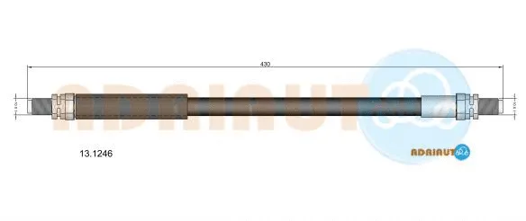 Flexible de frein ADRIAUTO 13.1246