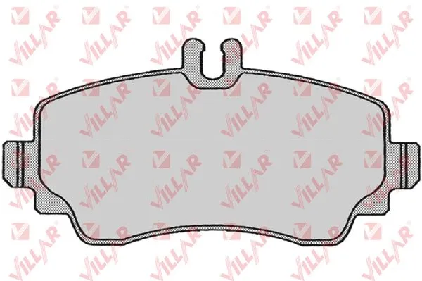 Kit de plaquettes de frein, frein à disque VILLAR 626.0670