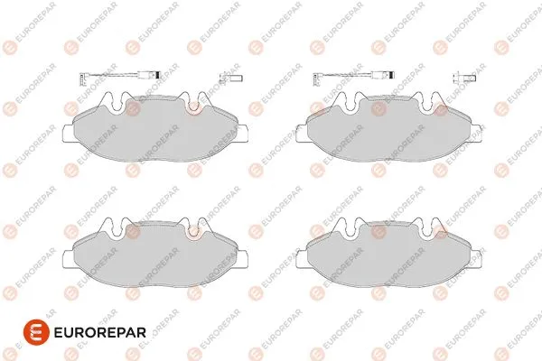 Kit de plaquettes de frein, frein à disque EUROREPAR 1686274580