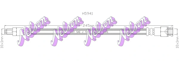 Flexible de frein KAWE H5941
