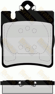 Kit de plaquettes de frein, frein à disque Brake ENGINEERING PA1553