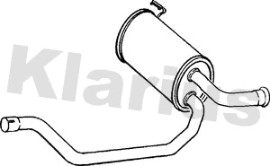 Silencieux central KLARIUS 230709