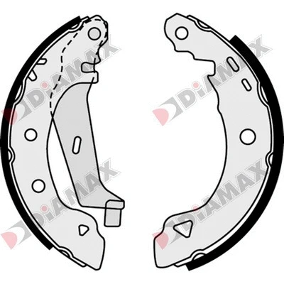 Jeu de mâchoires de frein DIAMAX N01083