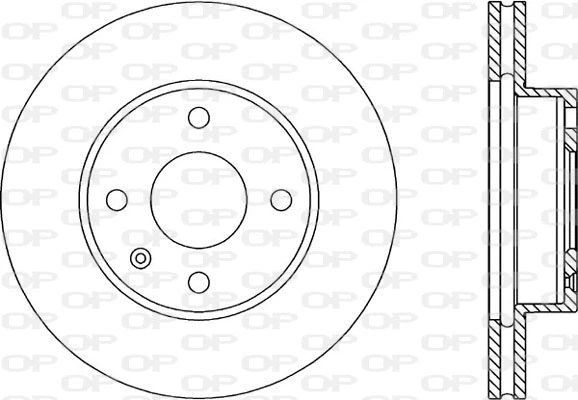 Disque de frein OPEN PARTS BDR1170.20