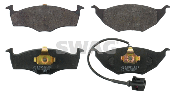Kit de plaquettes de frein, frein à disque SWAG 30 91 6620
