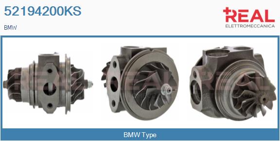 Groupe carter, turbocompresseur REAL 52194200KS