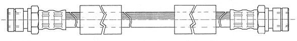 Flexible de frein CEF 510680
