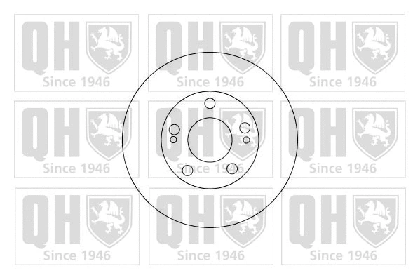 Disque de frein QUINTON HAZELL BDC4981