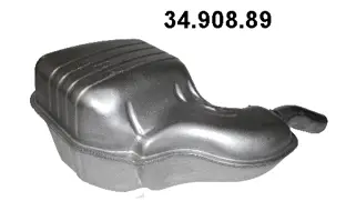 Silencieux arrière EBERSPÄCHER 34.908.89