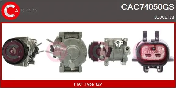 Compresseur, climatisation CASCO CAC74050GS