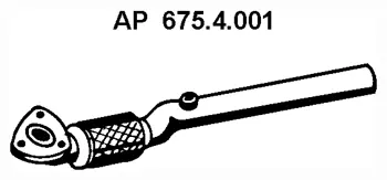 Tuyau d'échappement EBERSPÄCHER 675.4.001
