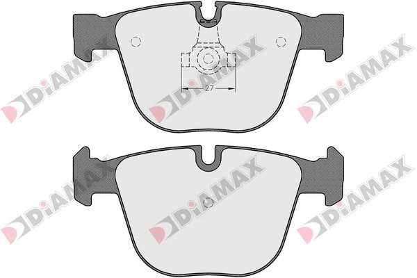 Kit de plaquettes de frein, frein à disque DIAMAX N09483