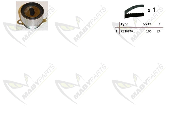Kit de courroie crantée MABYPARTS OBK010312