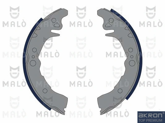 Jeu de mâchoires de frein AKRON-MALÒ 1390288