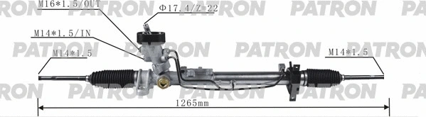 Crémaillère de direction PATRON PSG3001