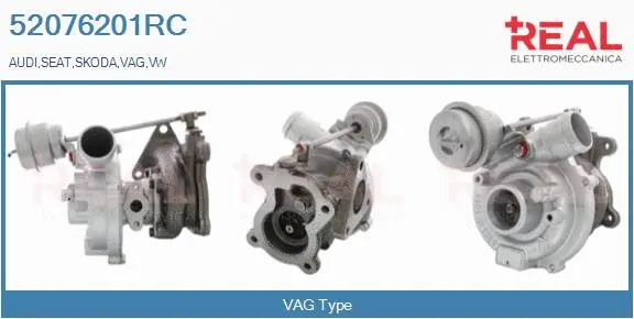 Turbocompresseur, suralimentation REAL 52076201RC