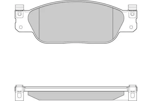 Kit de plaquettes de frein, frein à disque E.T.F. 12-0933