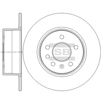 Disque de frein Hi-Q SD5123
