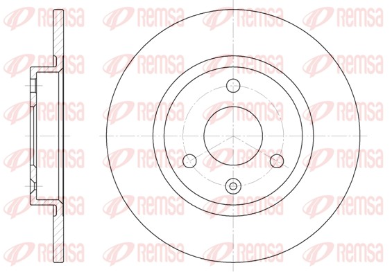 Disque de frein REMSA 6129.00