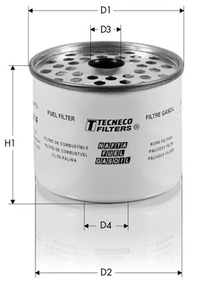 Filtre à carburant TECNECO FILTERS GS014