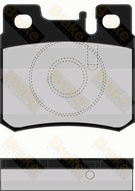 Kit de plaquettes de frein, frein à disque Brake ENGINEERING PA774