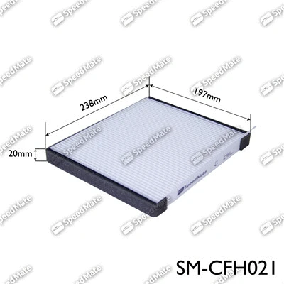 Filtre, air de l'habitacle SpeedMate SM-CFH021