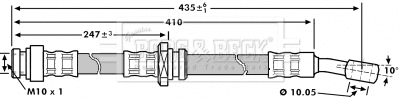 Flexible de frein BORG & BECK BBH7206