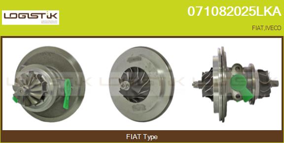 Groupe carter, turbocompresseur LGK 071082025LKA