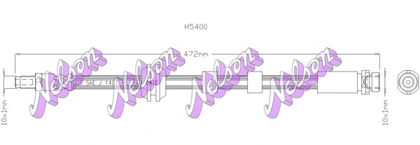Flexible de frein KAWE H5400