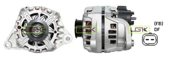 Alternateur LGK 442495