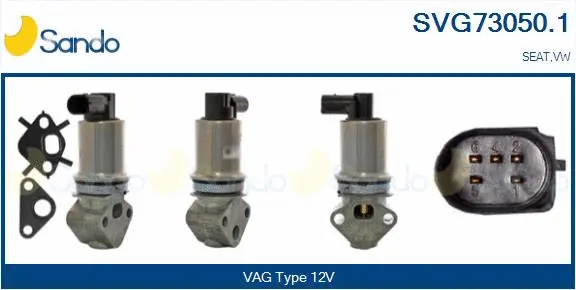Vanne EGR SANDO SVG73050.1