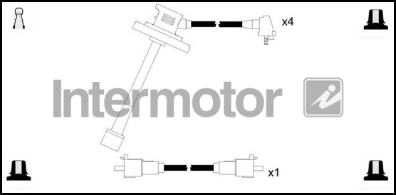 Kit de câbles d'allumage INTERMOTOR 76109