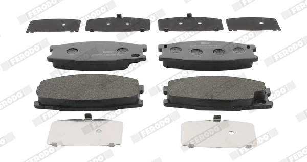 Kit de plaquettes de frein, frein à disque FERODO FVR1701