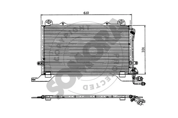 Condenseur, climatisation SOMORA 170660A