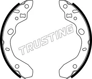 Jeu de mâchoires de frein TRUSTING 049.148