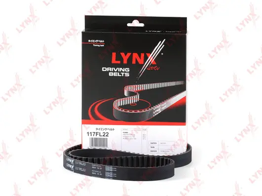Courroie crantée LYNXAUTO 117FL22