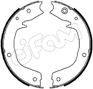 Jeu de mâchoires de frein, frein de stationnement CIFAM 153-267
