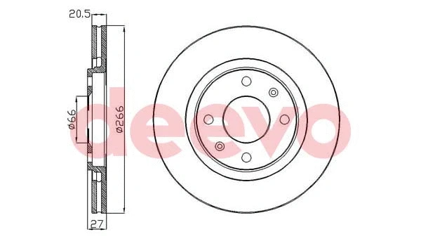 Disque de frein DEEVO BD15000