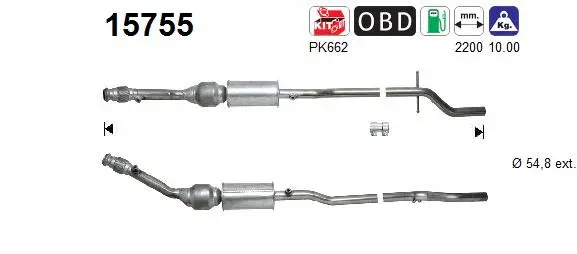 Catalyseur AS 15755
