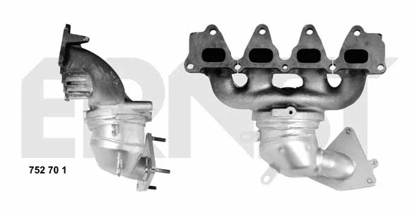 Catalyseur en coude ERNST 752701