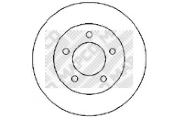 Disque de frein MAPCO 15988