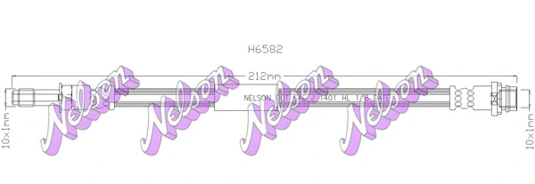 Flexible de frein KAWE H6582