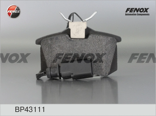Kit de plaquettes de frein, frein à disque FENOX BP43111