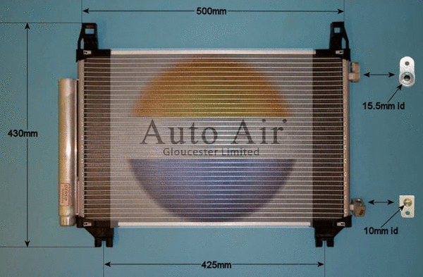 Condenseur, climatisation AUTO AIR GLOUCESTER 16-1990