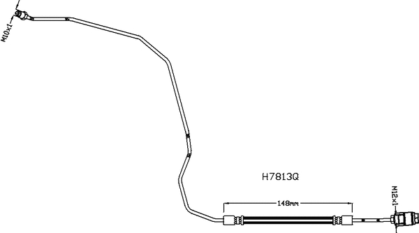 Flexible de frein JURATEK JBH1160L