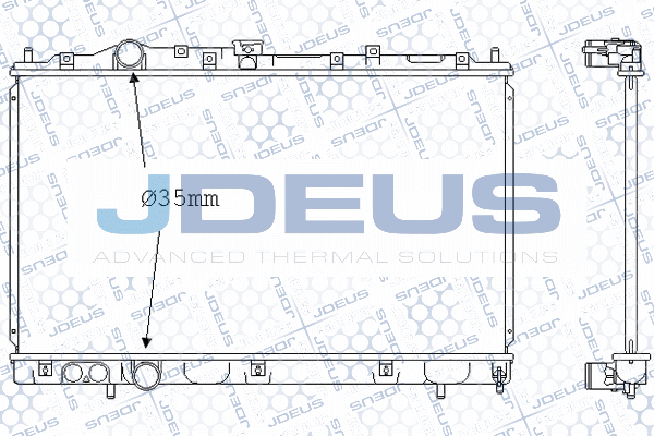 Radiateur, refroidissement du moteur JDEUS M-0180190