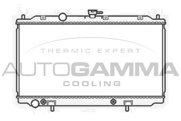 Radiateur, refroidissement du moteur AUTOGAMMA 103841