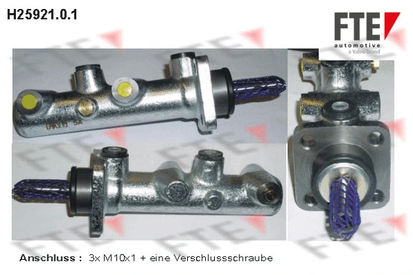 Maître-cylindre de frein FTE 9220376