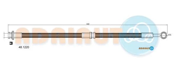 Flexible de frein ADRIAUTO 48.1220