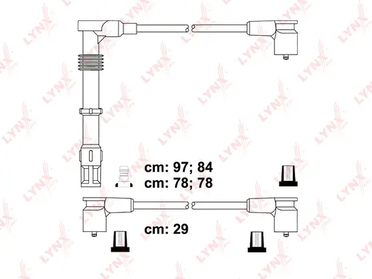 Kit de câbles d'allumage LYNXAUTO SPC1207